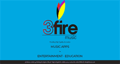 Desktop Screenshot of 3firemusic.com